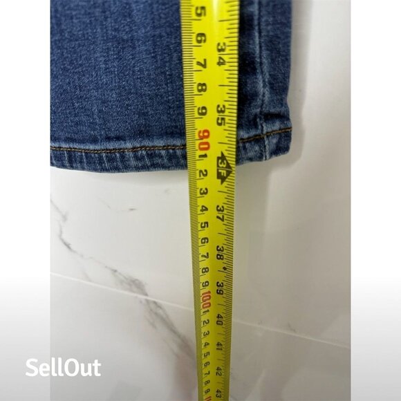 STS Blue Women's Distressed Skinny Jeans Size 27 Dark Wash Denim - Picture 2 of 7